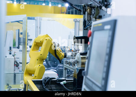 Controler de main robotique Banque D'Images