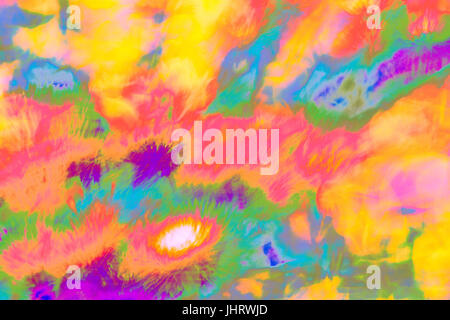 Abstract photo psychédélique partie de séries de photos qui peut être utilisé comme arrière-plan séparément ou pour créer des animations gif ou des vidéos de courte durée Banque D'Images