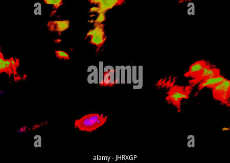 Abstract photo psychédélique partie de séries de photos qui peut être utilisé comme arrière-plan séparément ou pour créer des animations gif ou des vidéos de courte durée Banque D'Images