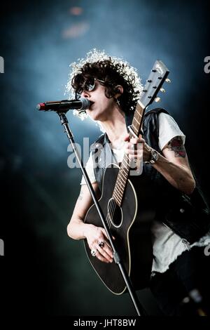 Locarno, Suisse. 15 juillet, 2017. Il se produit au LP Moon&Stars Festival 2017 © Roberto Finizio / Alamy Live News Banque D'Images