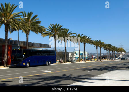 Harbour Drive, à San Diego, Californie, USA. Banque D'Images