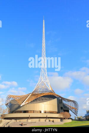 Melbourne Arts Centre à Melbourne en Australie. Melbourne est célèbre pour son architecture moderne et artistique. Banque D'Images