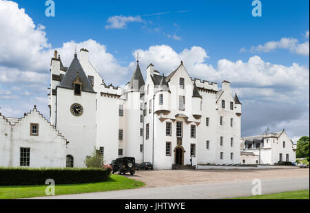 Le château de Blair, Blair Atholl, Glen Garry, Perthshire, Écosse, Royaume-Uni Banque D'Images