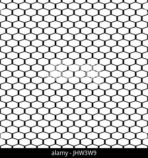 Résumé fond noir et blanc. Grille géométrique homogène de la texture, de l'illustration vectorielle. Illustration de Vecteur