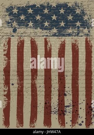 Contexte patriotique américain d'âge. Illustration vectorielle, EPS10. Illustration de Vecteur