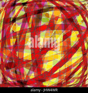 Résumé fond couleur, une simulation de vitrail technique. Vector illustration Illustration de Vecteur