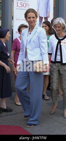 La princesse Elena d'Espagne participe à la journée de "bienfaisance" à Madrid comprend : la princesse Elena d'Espagne où : Madrid, Espagne Quand : 15 Juin 2017 Crédit : Oscar Gonzalez/WENN.com Banque D'Images