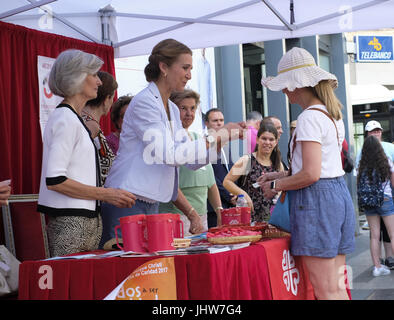 La princesse Elena d'Espagne participe à la journée de "bienfaisance" à Madrid comprend : la princesse Elena d'Espagne où : Madrid, Espagne Quand : 15 Juin 2017 Crédit : Oscar Gonzalez/WENN.com Banque D'Images