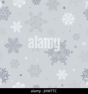 Snowflake Background abstrait sans couture. Vector, EPS8 Illustration de Vecteur