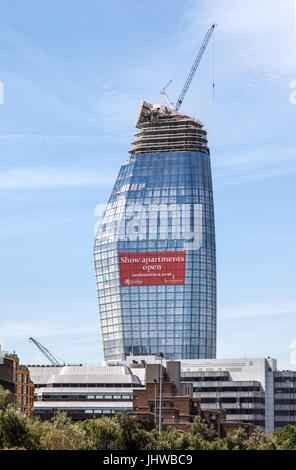 L'extérieur de l'une Blackfriars, une sous-construction 50 étages tower, surnommé 'Le Vase', à Southwark, Londres, Angleterre, RU Banque D'Images