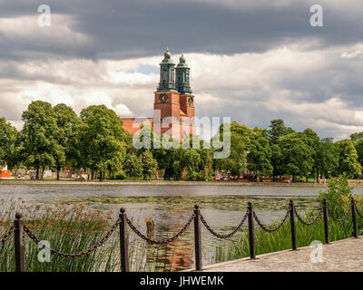 Kloster église est la plus grande église en Eskilstuna. Banque D'Images