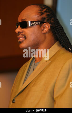 L'ICÔNE DE LA MUSIQUE, Stevie Wonder au BET AWARDS 2005 MEDIA PRESS ROOM - KODAK THEATRE LOS ANGELES Banque D'Images