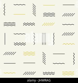 Lignes géométriques modèle homogène. Illustration de Vecteur