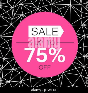 Vente Design du modèle sur l'arrière-plan Surface Wireframe Résumé Illustration de Vecteur