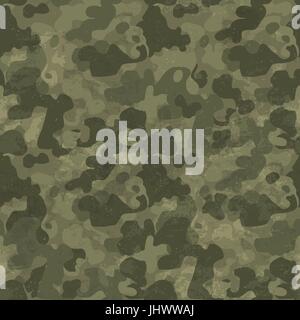 Modèle sans couture de camouflage militaire. Grunge et personnes âgées. Quatre couleurs. Style forestiers Illustration de Vecteur