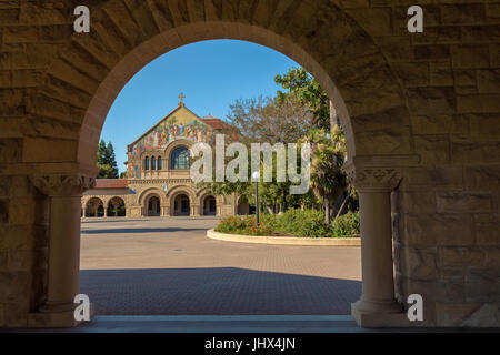 Campus de l'université de Stanford à Palo Alto, Californie, États-Unis Banque D'Images