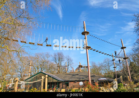 Go Ape ! Battersea Park, London, UK Banque D'Images