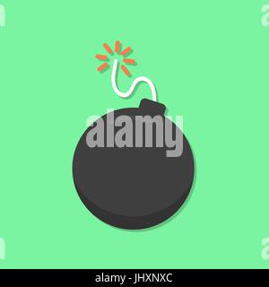 icône de la bombe Illustration de Vecteur