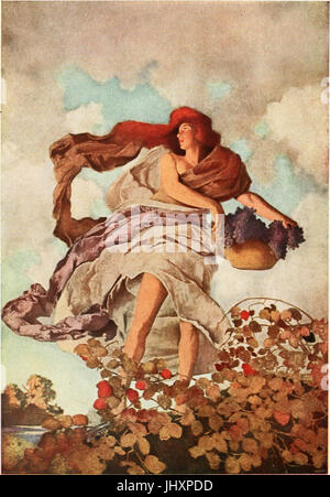 "Avec les enfants le dimanche, par le biais de portail, et l'oreille-gate dans la ville d'âme' (1911) Banque D'Images