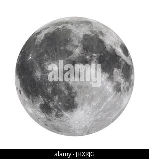 Pleine lune (éléments isolés de cette image fournie par la NASA) Banque D'Images