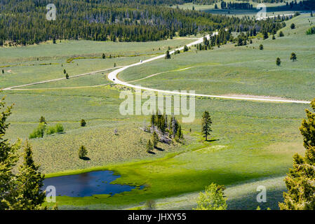 Oublier sur le Scenic Byway, l'Idaho de scie Banque D'Images