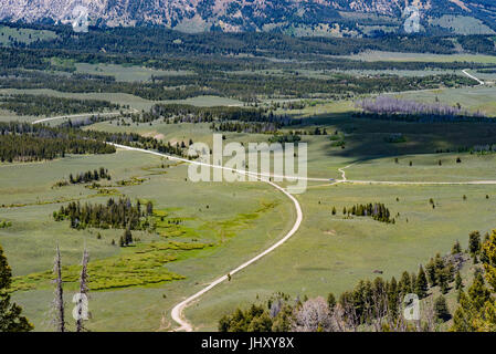 Oublier sur le Scenic Byway, l'Idaho de scie Banque D'Images