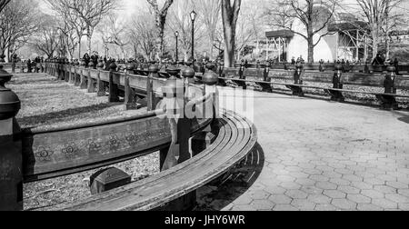 Magnifique Central Park New York - merveilleux endroit pour se détendre Banque D'Images