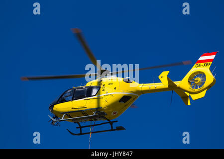 Ctfa ?hélicoptère de sauvetage - Hélicoptère de sauvetage, Oeamtc Rettungshubschrauber - Hélicoptère de sauvetage Banque D'Images