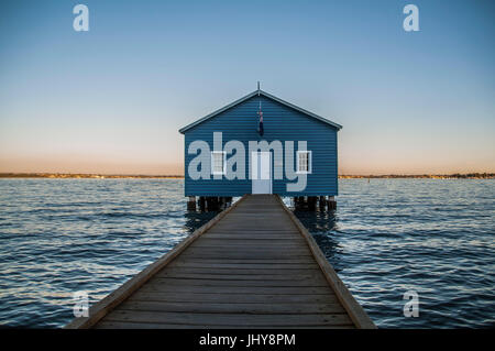 Abri de bateau bord Crawley Banque D'Images