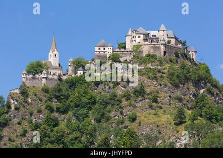 Château de Pâques grande blague, Carinthie, Autriche - blague de Pâques grande forteresse, Carinthie, Autriche, Burg Hochosterwitz, Kärnten, Autriche - F Hochosterwitz Banque D'Images