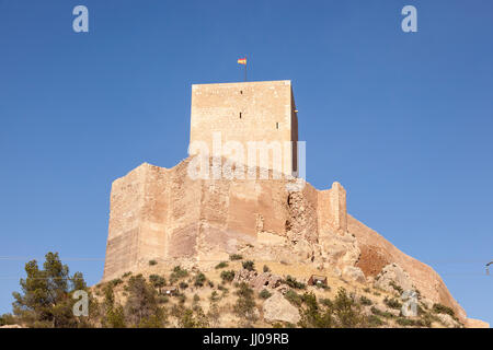 Château médiéval dans la ville historique de Lorca. Province de Murcie, au sud de l'Espagne Banque D'Images