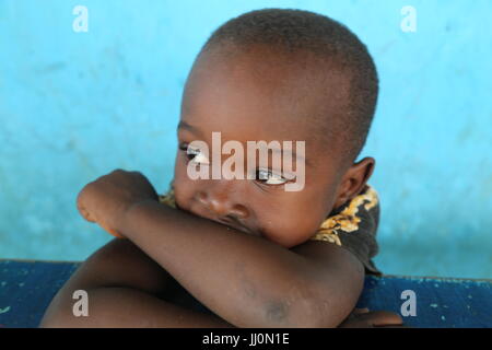 L'enfant africain Banque D'Images