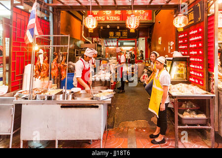 Noodle Shop Hong Kong Bangkok Chinatown, Thaïlande Banque D'Images