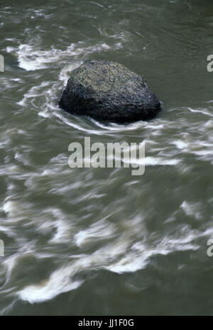 Spokane River au bol et cruche, Riverside State Park, Washington Banque D'Images