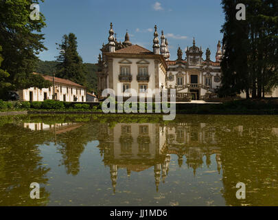 L'EUROPE, PORTUGAL, Vila Real, municipalité palais Mateus (18e siècle) Banque D'Images