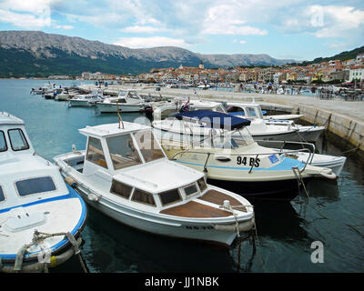 Baska,île de Krk,Côte Adriatique,Croatie,europe,1 Banque D'Images