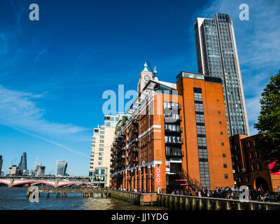 OXO Tower, la rive sud, Tamise, Londres, Angleterre Banque D'Images