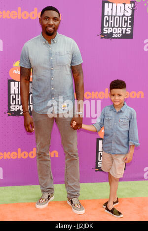 Invité assister à 2017 Nickelodeon Kidss' Choice Sports Awards Pauley Pavilion Los Angeles, Californie, juillet 13,2017. Banque D'Images