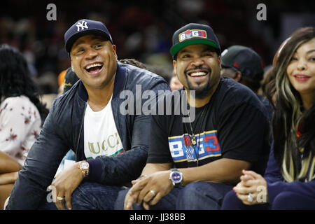 Ll cool j ice cube participer à big 3 phiily,ligue pa 7/16/17 Banque D'Images