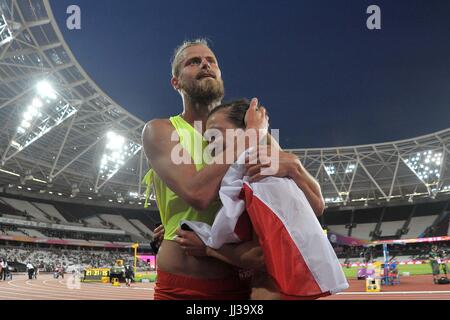 Stratford, au Royaume-Uni. Jul 17, 2017. . Championnats du monde Para athlétisme. Stade olympique de Londres. Queen Elizabeth Olympic Park. Stratford. Londres, Royaume-Uni. 17 juillet, 2017. Credit : Sport en images/Alamy Live News Banque D'Images