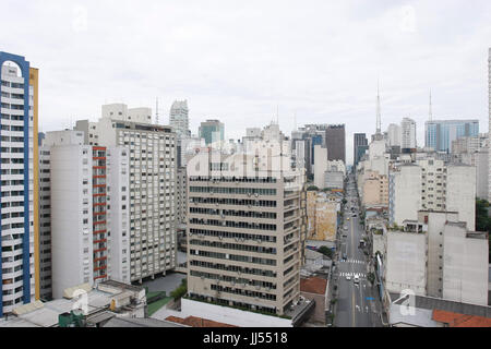 Ville, São Paulo, Brésil Banque D'Images