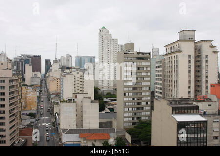 Ville, São Paulo, Brésil Banque D'Images