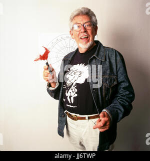 Artiste et musicien pop australien Rolf Harris, Soho, Londres, Angleterre, Royaume-Uni. Banque D'Images