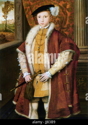 Édouard VI d'Angleterre (1537-1553), Prince de Galles en 1546 - artiste inconnu Banque D'Images