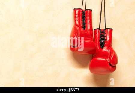 gants de boxe Banque D'Images