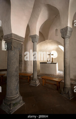 DEU, l'Allemagne, région du Sauerland, Moehnesee, la chapelle dans Drueggelte. DEU, Deutschland, Sauerland, Drueggelter Moehnesee, die Kapelle. Banque D'Images