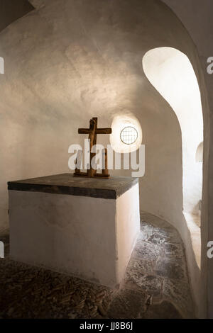 DEU, l'Allemagne, région du Sauerland, Moehnesee, la chapelle dans Drueggelte. DEU, Deutschland, Sauerland, Drueggelter Moehnesee, die Kapelle. Banque D'Images