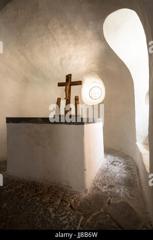 DEU, l'Allemagne, région du Sauerland, Moehnesee, la chapelle dans Drueggelte. DEU, Deutschland, Sauerland, Drueggelter Moehnesee, die Kapelle. Banque D'Images