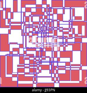 Géométrique abstraite des rectangles, arrière-plan, image couleur eps10 Illustration de Vecteur