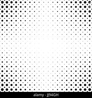 Noir blanc fond de points. Illustration de Vecteur